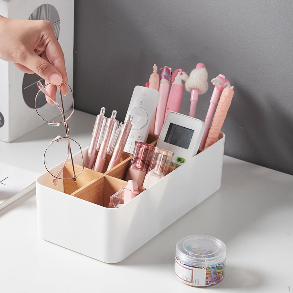 Desktop Organizer Storage Box Office Stationery Desk Supply for Coffee Table