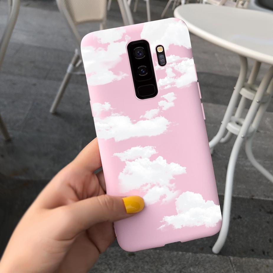 For Samsung Galaxy S9 S9+ Case Cute Fashion Cartoon Girls Cover Silicone Soft TPU Phone Case For Samsung S9 Plus S9+ Fundas Capa