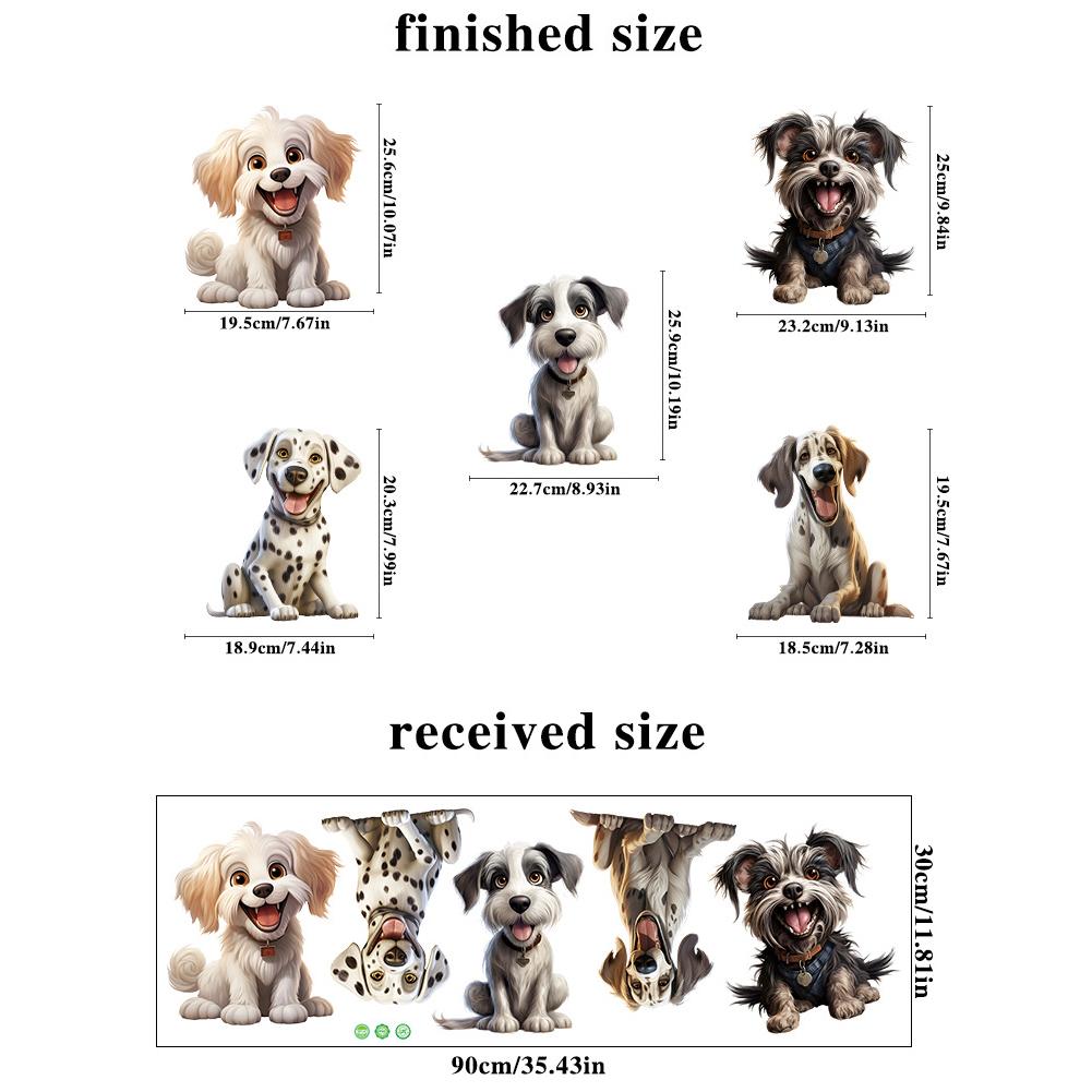 

Милый щенок, собака, фото украшения, наклейки на стену, живопись, детская комната, наклейки с животными, самоклеящаяся наклейка 30x90cm разноцветный