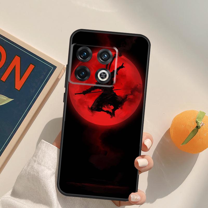 Japan Samurai Ninja Ronin Case For OnePlus 13R 12R 10R 13T 10T 11 12 13 15 OnePlus Nord 5 CE 2 3 4 Lite N20 N30 Cover