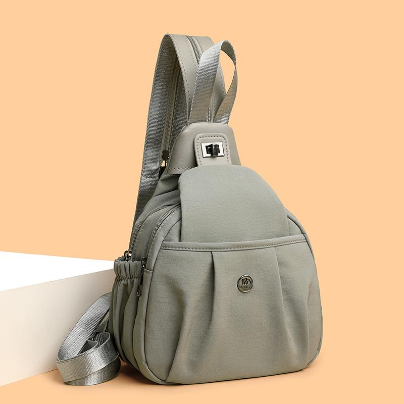 Multifunkční náprsní taška Dámský lehký batoh Cestovní taška přes rameno