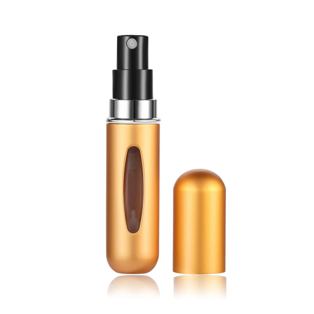 1pcs 5ml Candy Color Mini Travel Portable Bottom Filling Perfume Bottle Liquid Sub-Bottling Spray Refillable Jar Empty Cosmetic