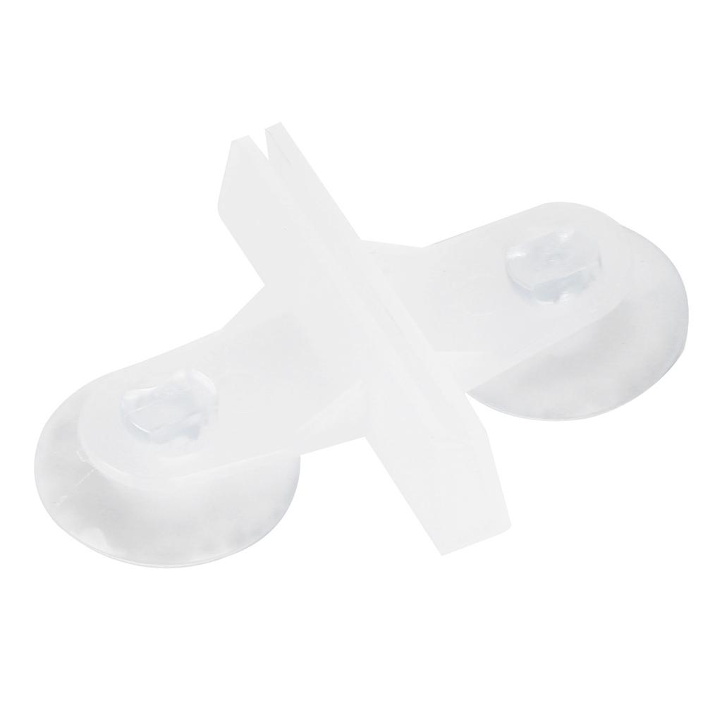 50 Stück Kunststoff Aquarium Trennplatte Fisch Trennwand Saugnapf Clip Trennwand Halter