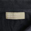 MARGARET HOWELL Japan Made Short Sleeve Polo Shirt Navy Size 2 Ladies Cotton Tops(USED)