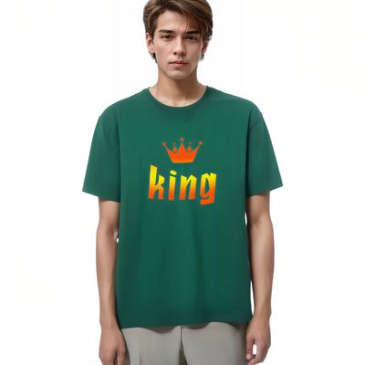 Summer Men's T-shirt High Quality Cotton Short-sleeved Print T-shirt Women's T-shirt Fashion Sports Shirt Casual Jogging Top