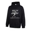RHUDE Sweat à capuche en coton épais à imprimé graphique pour homme Décontracté Coupe ample Streetwear Jeune