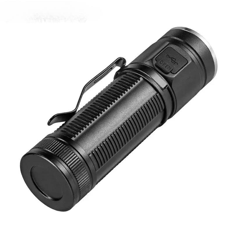 Powerful 6 LED EDC Flashlights 3000Lumen Portable Rechargeable Torch Outdoor Waterproof Hiking Camping Emergency Work Light