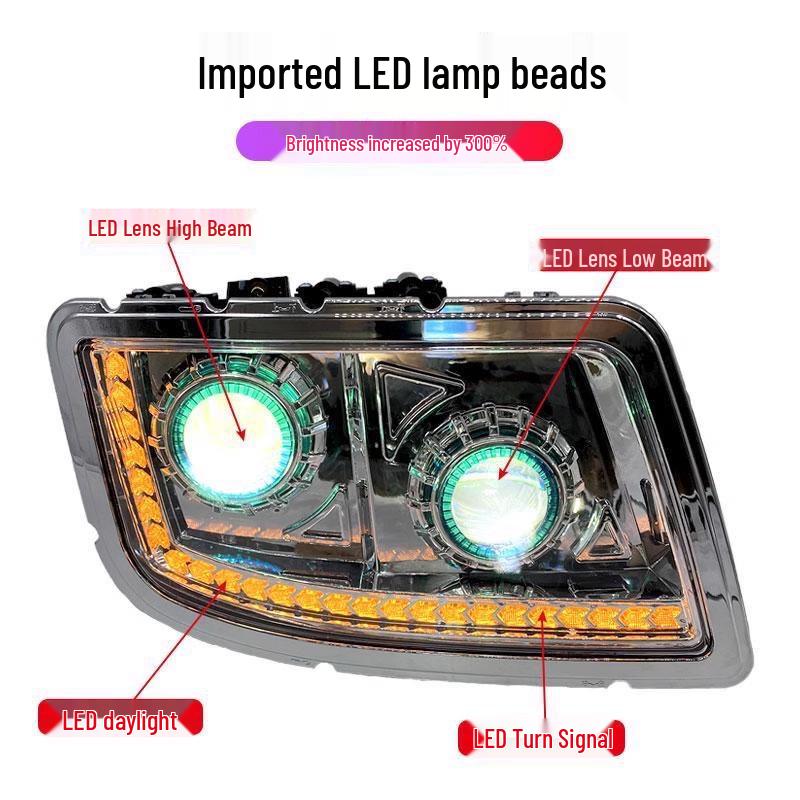 Ouman 19 GTL Dual-Lens LED Headlights for Automatic Transmission Modification