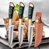 Kitchen Knife Meat Cleaver Mongolian Meat Cutting Hand Knife Stainless Steel Butcher's Boning Knife Vegetable Fruit Knife