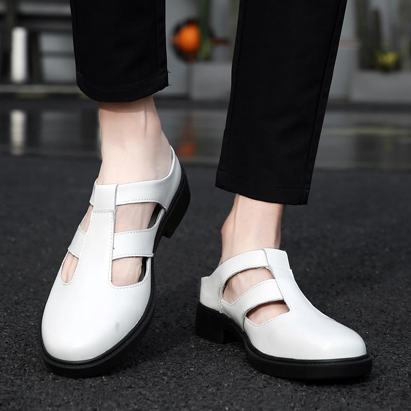 Fashion Spring and Summer Men's Shoes High Quality Breathable Style Design Leisure Party Luxury Daily Shoes Black and White 38-48