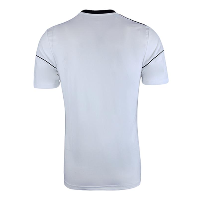 Adidas Breathable Sports Round Neck Football Training Short Sleeve T-Shirt Men Tops White BJ9175