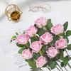 Hot Sales Artificial Flowers Silk Rose Christmas Garden Arch Wall Home Vases Wedding Bridal Bouquet Festival Diy Gift Decoration