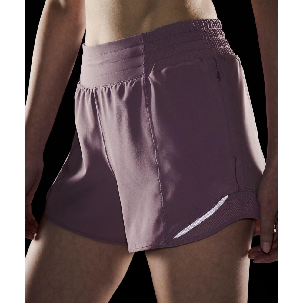 Lululemon Hotty Hot High Rise Lined Short 4  Lavender Lux