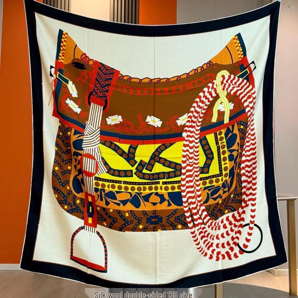 2025 Luxurious Mulberry Silk Square Scarf - Versatile Sunscreen Shawl for Air-Conditioned Rooms