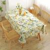 Tovaglia Rettangolare Foglie di Limone Primavera Estate Decorazione Festa Lavabile Stampa Limone Stile Rustico Tovaglia per Tavolo da Cucina Pranzo Decorazione Casa
