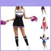 Elegant Plus Size Women's Cheerleader Outfit Comfortable Polyester Cheer Uniform
