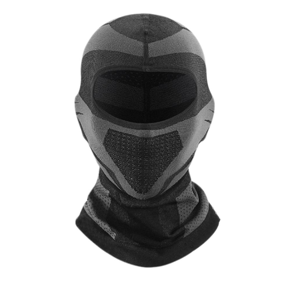 Winter Cycling Warm Headscarf For Men And Women Double Layer Plus Velvet Thickened Cold-proof Mask Windproof Earmuffs