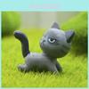 Modish 6pcs Set Kawaii Zakka Cute Unhappy Cat Doll Adorable Mini Cartoon Figures