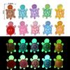Luminous Mini Turtle Ornaments Resin Glowing Turtle Craft Miniatures Cute Turtles Micro Landscape Figurines Home Decoration Gift