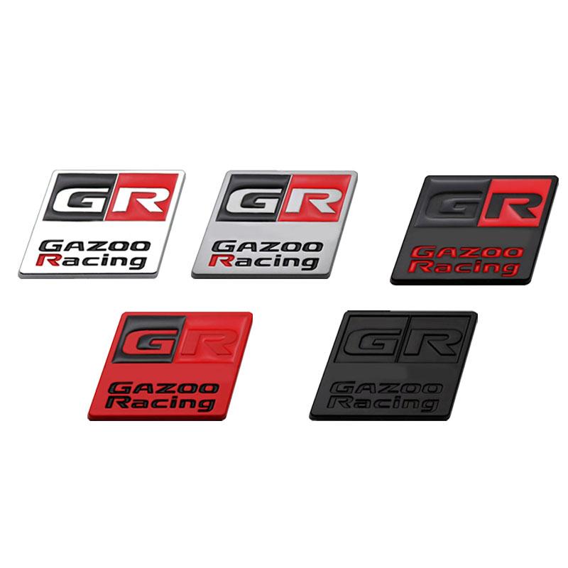 3D Metal GR Sticker Car Trunk Sports Decoration Suitable For Yaris Corolla Camry C-HR Modification Accessories