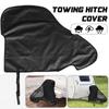 Universal Schwarz Caravan Anhängerkupplung Abdeckung Wasserdicht Staubdicht Anhänger Anhängerkupplung Schloss Abdeckung Regen Sonnenschutz Auto