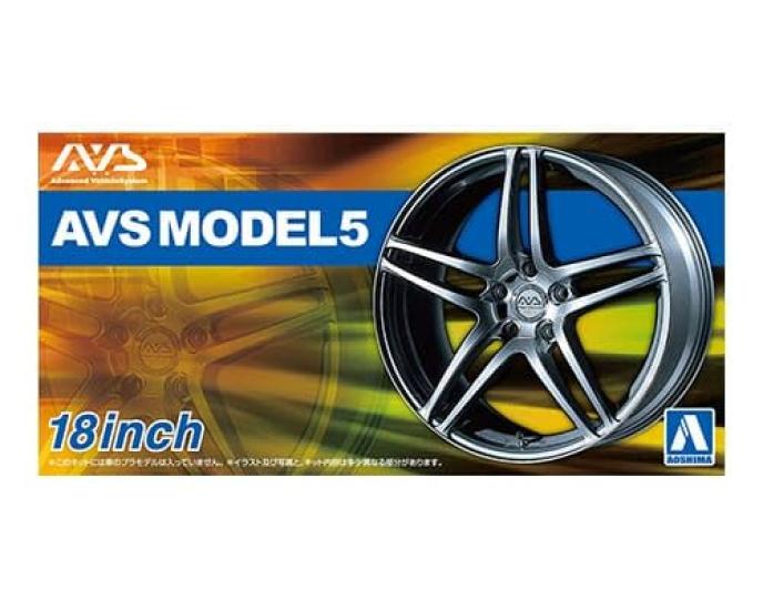 Аошима Бунка Кёзай (АОСИМА) Серия Тюнингованных Деталей 124 AVS MODEL5 18-дюймовая Пластиковая Модель