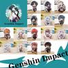 Genshin Impact 45cm Pillow Plush Dolls Zhongli Xingqiu Kaeya Paimon Cushion Gift