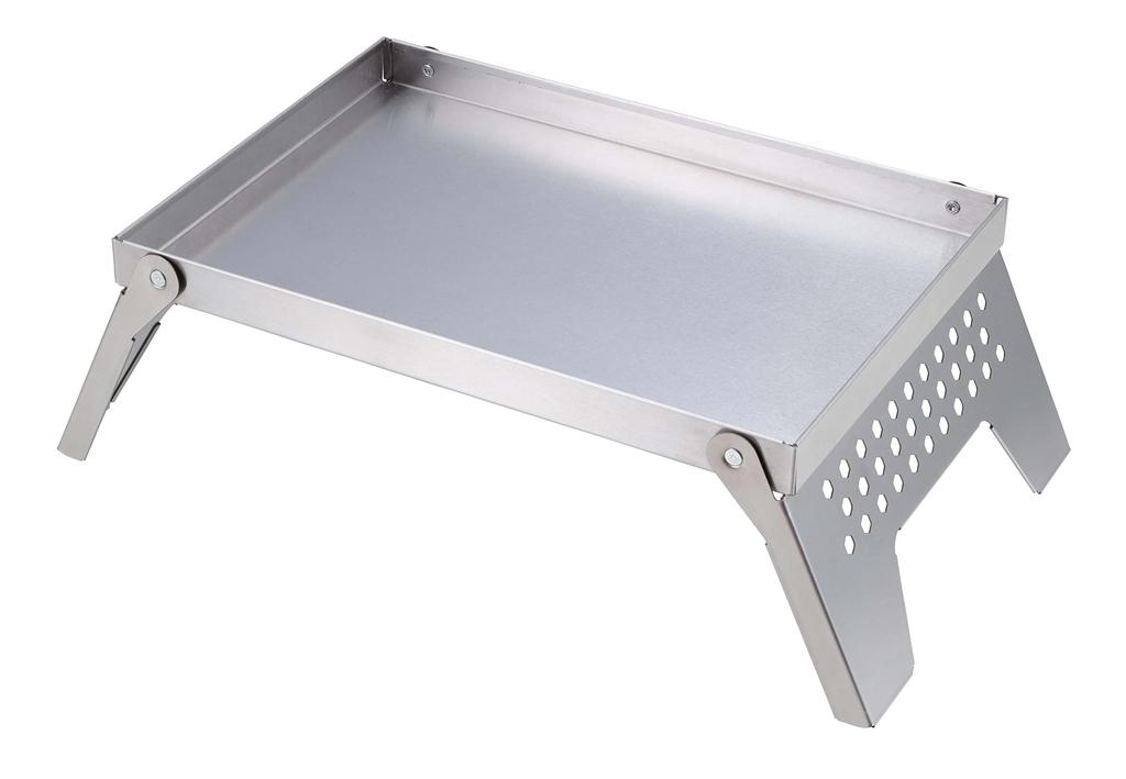 Captain Stag (CAPTAIN STAG) UG-3304 Stainless Steel Fireplace Stand, Mini Table, Kamadodai, for A4 Size Fireplaces