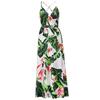 Women's Sleeveless Boho Maxi Dress Spaghetti Summer Tropical Style Beach Vacation