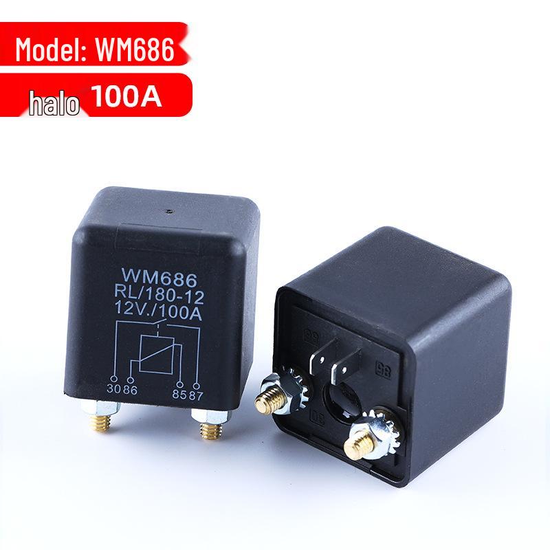 12V/24V Universal Car Starter Relay 100A/200A High Power Normally Open WM686