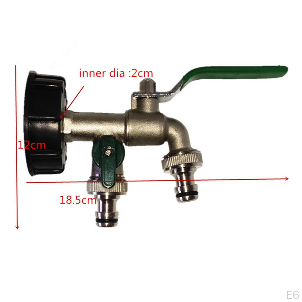 Brass Garden Water Connections Threaded IBC Tank Adapter