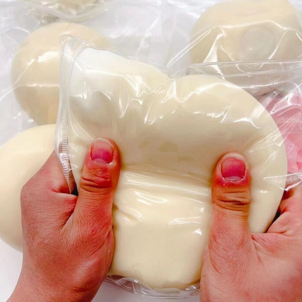 1 Pieza 10 Cm Bola Gigante de Queso Fluido Textura de Barro Squishy Juguete Jumbo Desmesurado para Alivio del Estrés Ventilación Diaria Exhibición de Escritorio y Regalo de Vacaciones