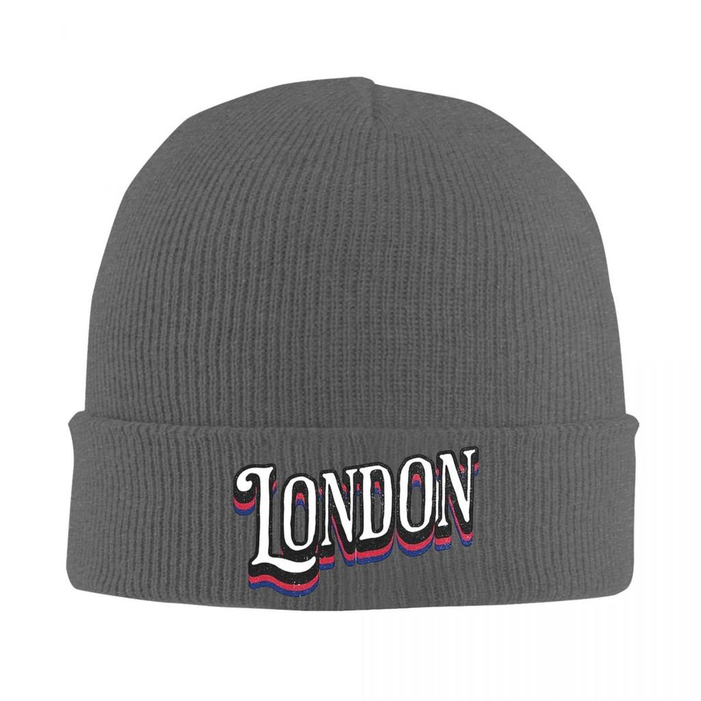 London UK England Warm Knitted Cap Hip Hop Bonnet Hat Autumn Winter Outdoor Beanies Hats for Men Women Adult