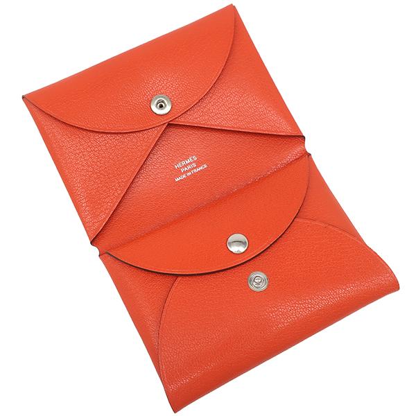 Hermes Calvi Calvi duoCard Case Leather Array