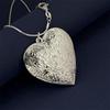 925 Sterling Silver Photo Frame Pendant Necklace 50 Inch Snake Chain For Woman Charm Wedding Fashion Jewelry