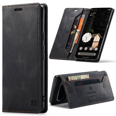 Luxury RFID Magnetic Leather Case For Google Pixel 9 10 ProXL 9A 8A 7A Fold Business Wallet Card Slot Cover For Pixel 8 9 10 Pro