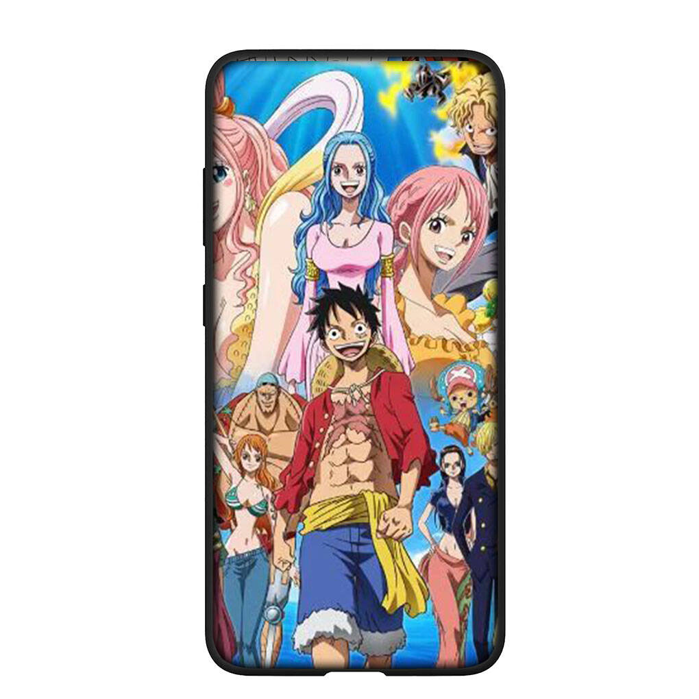 Phone Case for iPhone 17 15 16 Plus XR Redmi Note 14 12 11 13 Pro Max Huawei P30 P20 Lite OPPO A60 A40 A80 A18 A16 A54 Cartoon Luffy One Piece Cover