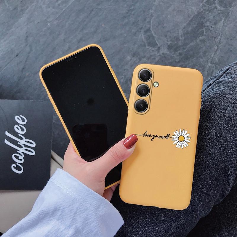 Leopard Yellow Soft Silicone Case For Xiaomi Redmi Note 13 Pro 13C Poco M6 Samsung A35 A55 A34 Huawei Honor Realme Camera Protective Shockproof Cover