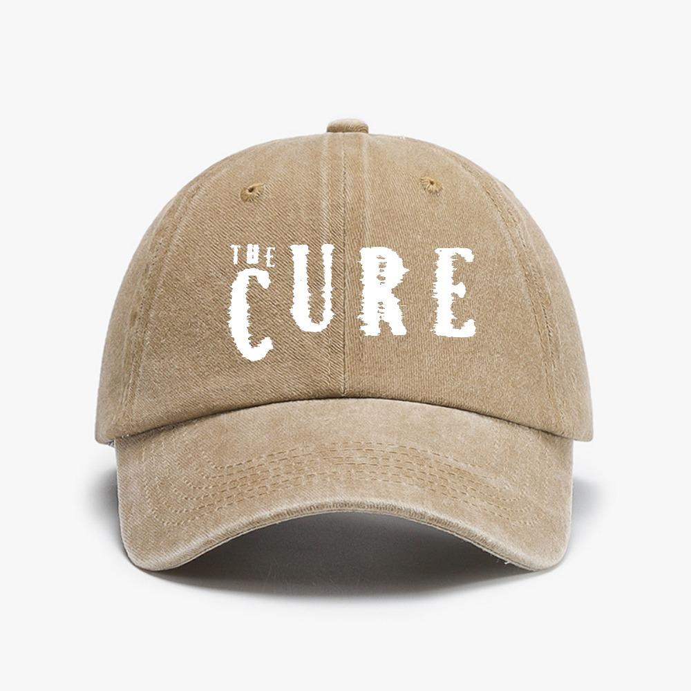 The Cure Cap Washed Distressed Denim Caps for Unisex Summer Women Baseball Cap Fashion Casual Adjustable Snapback Hats