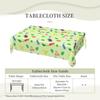 Pikmin Customized Rectangular Tablecloth Oilproof Table Cover for Festival Party Decorations Table Cloth
