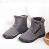 Damen Schneestiefel Winter Fell Innen Knöchelstiefel Damen Verdicken Plüsch Wasserdicht Slip On Lässig Baumwollgefüttert Damenschuhe WSH4163