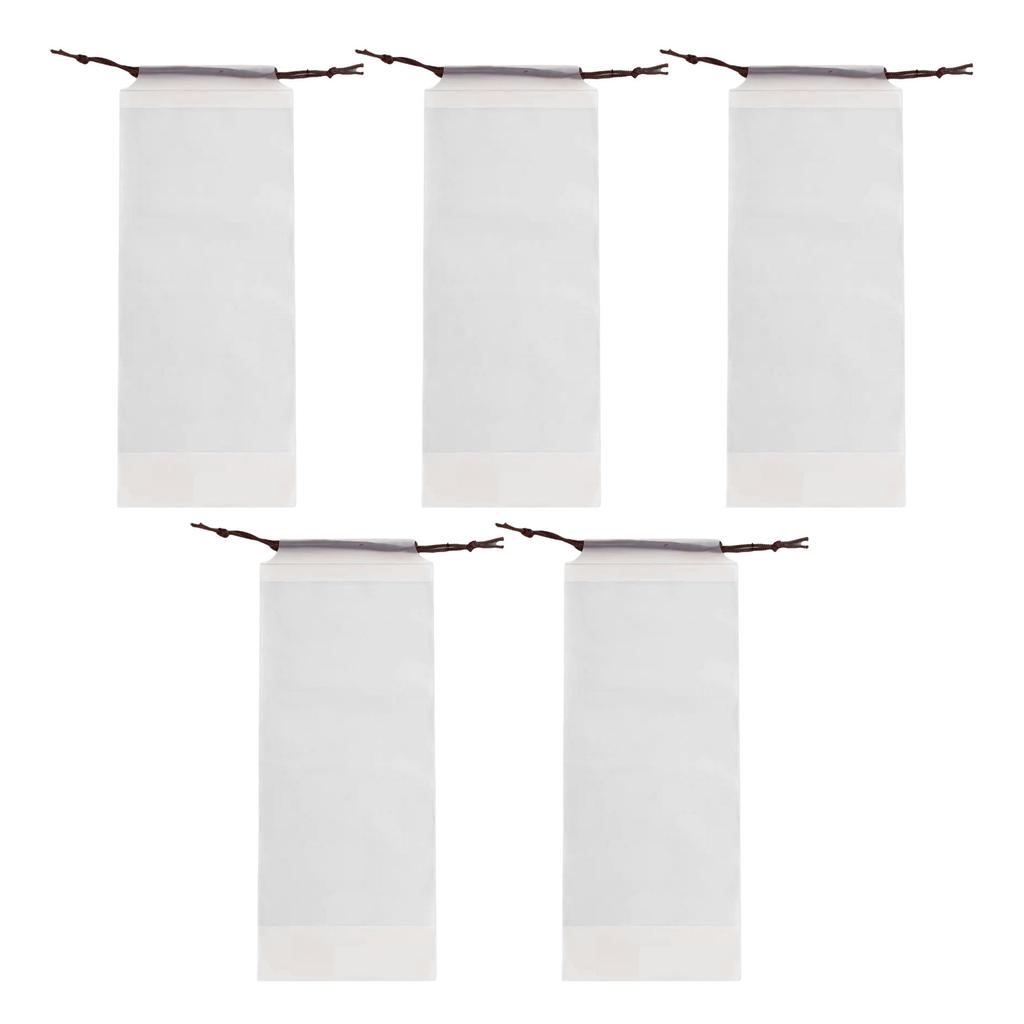 Matte durchscheinende Plastiktüte Regenschirm-Aufbewahrungstasche Wiederverwendbare tragbare Regenschirm-Kordelzug-Aufbewahrungshülle Heimaufbewahrung