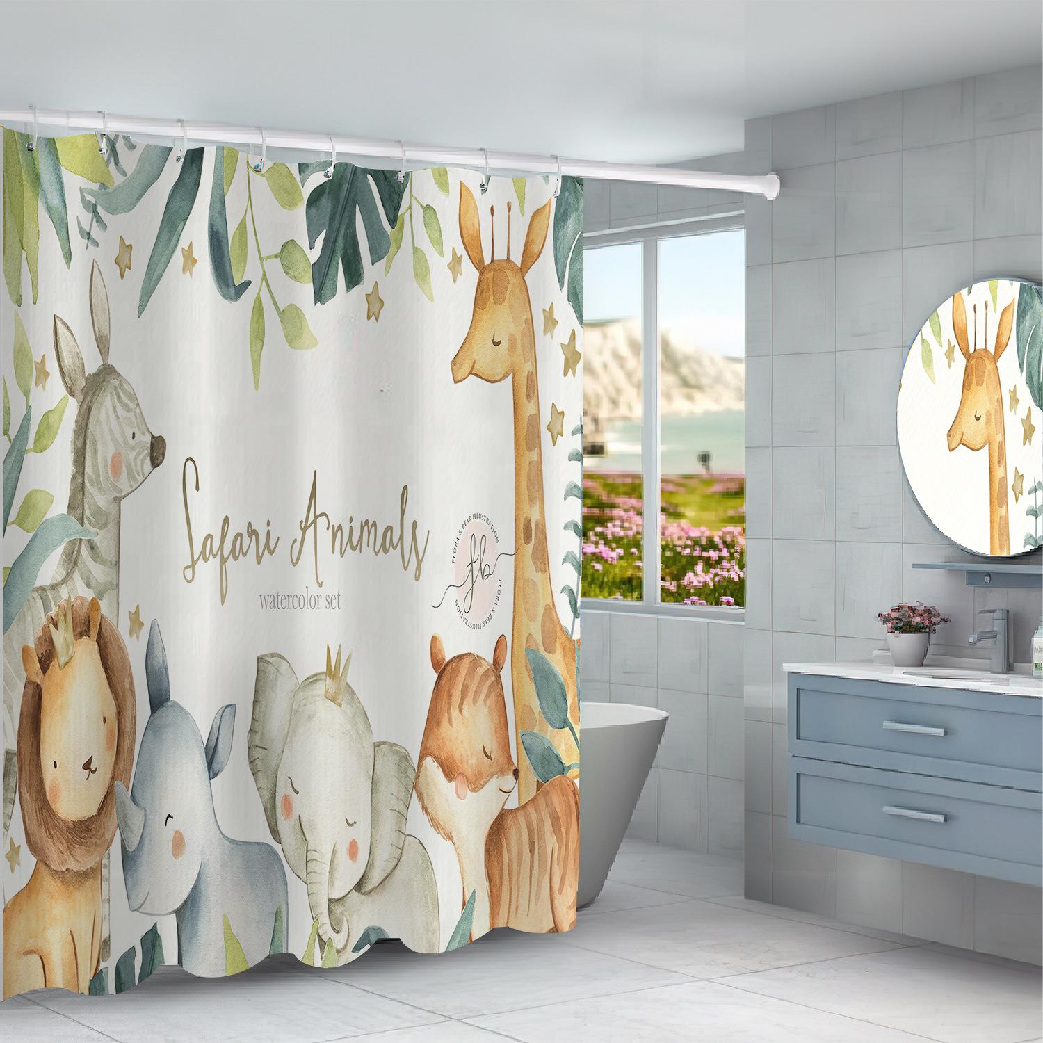 

JINRUN утолщенная водонепроницаемая занавеска для ванной комнаты, устойчивая к плесени, занавеска для душа, занавеска для душевой перегородки, занавеска для душа, занавеска для ванной комнаты, бесплатная перфорация 180cmx200cm