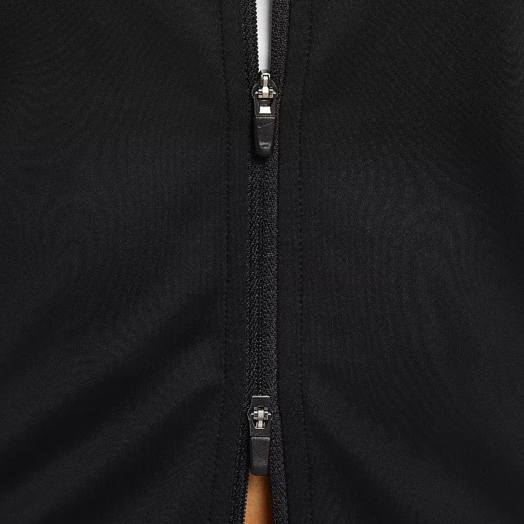 Nike Einfarbiges Logo Slim Fit Stehkragen Langarmjacke Damenjacken Schwarz IB1999-010