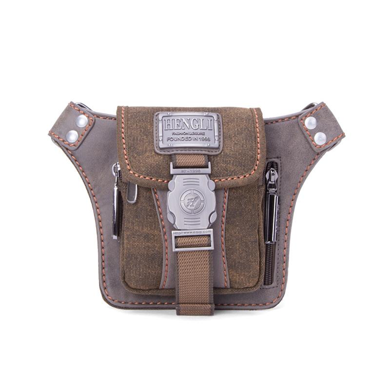 

Повседневная сумка-мессенджер в стиле ретро, холщовая поясная сумка, уникальная холщовая сумка коричневый