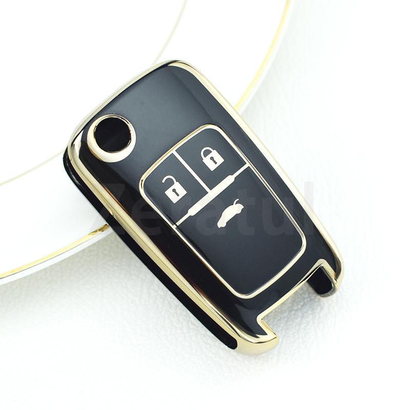 Shell Fob Tpu Car Folding Key Case Cover For Opel Vauxhall Astra Corsa Meriva Insignia For Chevrolet Cruze Aveo Trax Sail Malibu