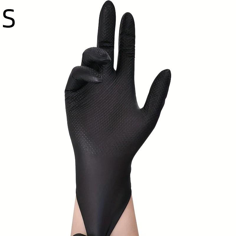 

30 шт. Нитриловые перчатки одноразовые 8 мил Super Duty Текстурированные Защитные рабочие перчатки Автомеханик Промышленные перчатки