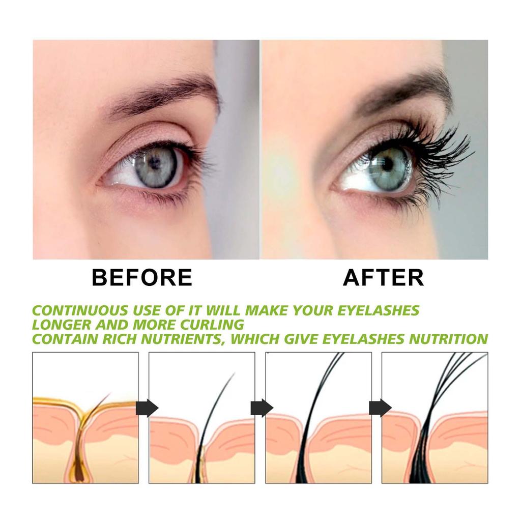 Eyelash Fast Grow Serum Lengthen Thicken Natural Curl Enlargement  Eyelash Growth Natural Eyelashes Growth Serum In A Week