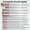 13pcs/8pcs Makeup Brushes with soft synthetic bristles For Makeup, including rouge brush, foundation make-up brush, eye shadow brush and lip brush