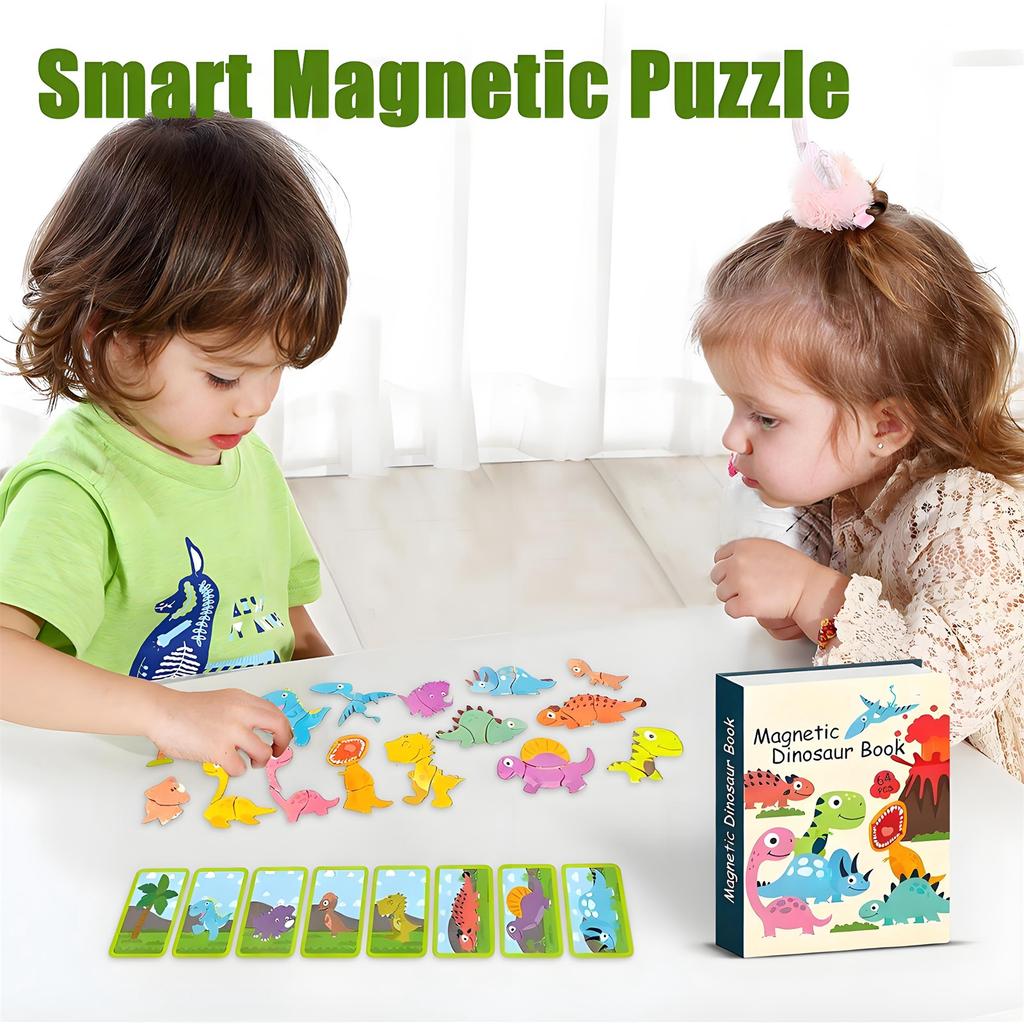 DIY Educational Magnetic Puzzle Book For Babies And Toddlers, Magnetic Stickers, Early Education Toy, Gift